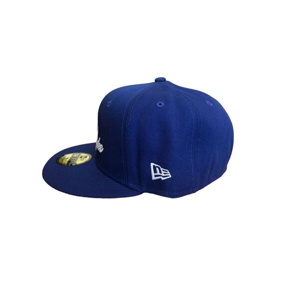 New Era Los Angeles Dodgers Dual Logo 59FIFTY Fitted Hat Cap Size 7 3/4 - Picture 2 of 5
